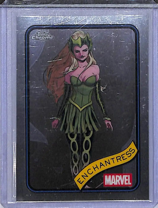 2025 Topps Chrome Marvel #43 Enchantress NM-MT - Marvel Card Single