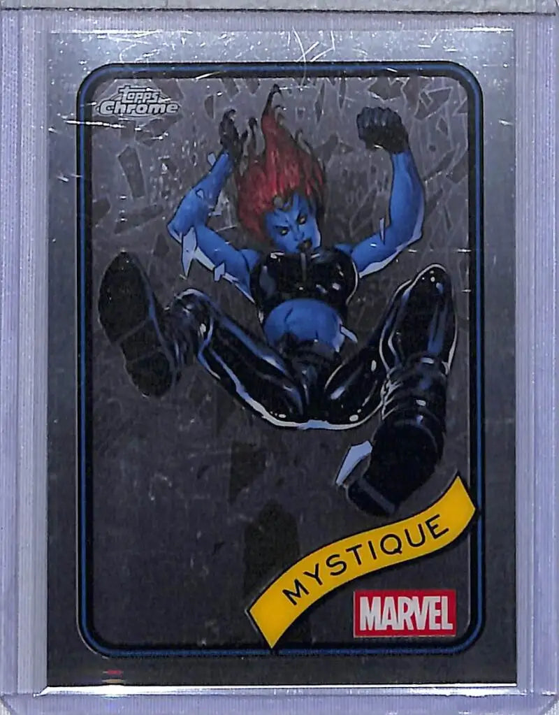2025 Topps Chrome Marvel #7 Mystique NM-MT - Marvel Card Single