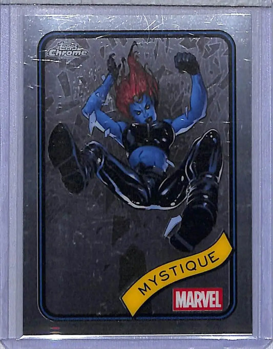 2025 Topps Chrome Marvel #7 Mystique NM-MT - Marvel Card Single