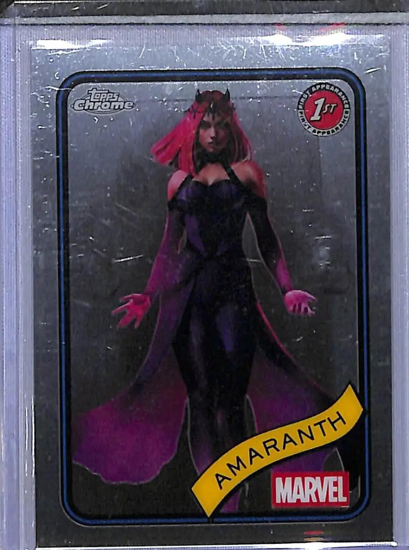 2025 Topps Chrome Marvel #99 Amaranth NM-MT - Marvel Card Single