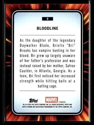 2025 Topps Chrome Marvel Bloodline #9
