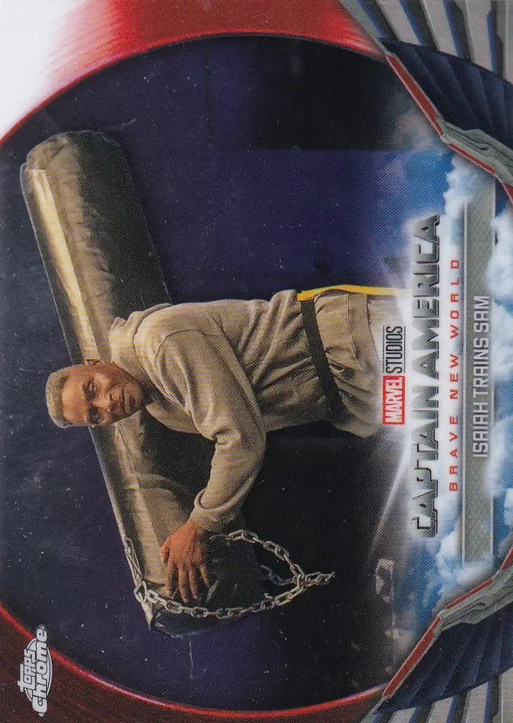 2025 Topps Chrome Marvel Captian America Brave New World #BNW-12 Isaiah Trains S