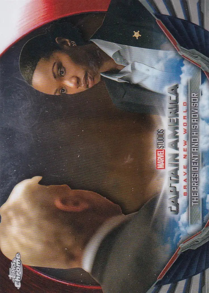 2025 Topps Chrome Marvel Captian America Brave New World #BNW-15 The President - Marvel Card Single