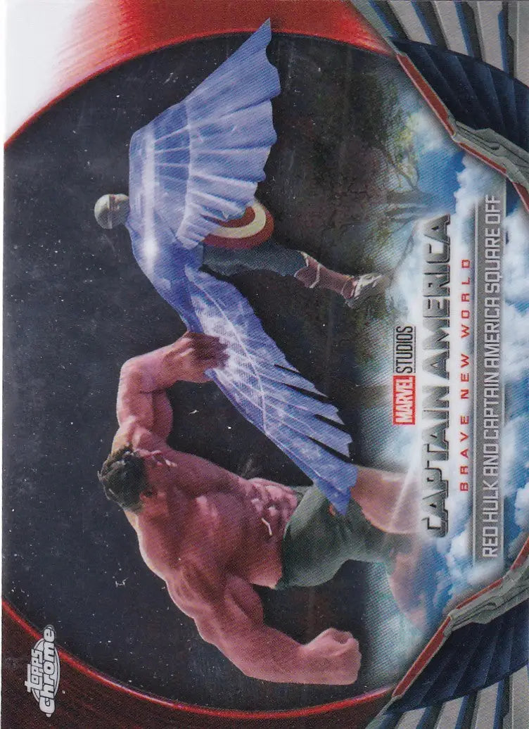 2025 Topps Chrome Marvel Captian America Brave New World #BNW-24 Red Hulk - Marvel Card Single