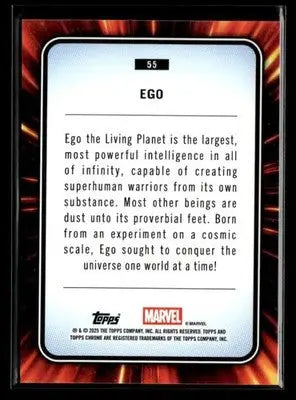 2025 Topps Chrome Marvel Ego #55 - Marvel Card Single