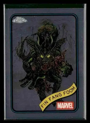 2025 Topps Chrome Marvel FIN Fang Foom #53 - Marvel Card Single