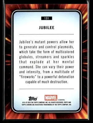 2025 Topps Chrome Marvel Jubilee #131 - Marvel Card Single