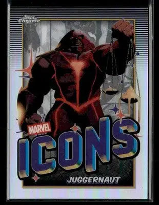 2025 Topps Chrome Marvel Juggernaut #MI-10 Marvel Icons - Marvel Card Single