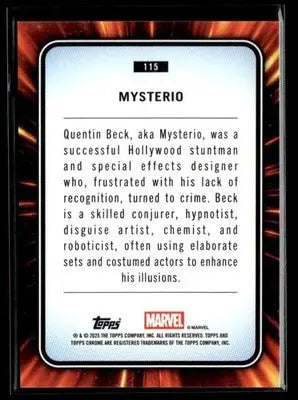2025 Topps Chrome Marvel Mysterio #115 - Marvel Card Single