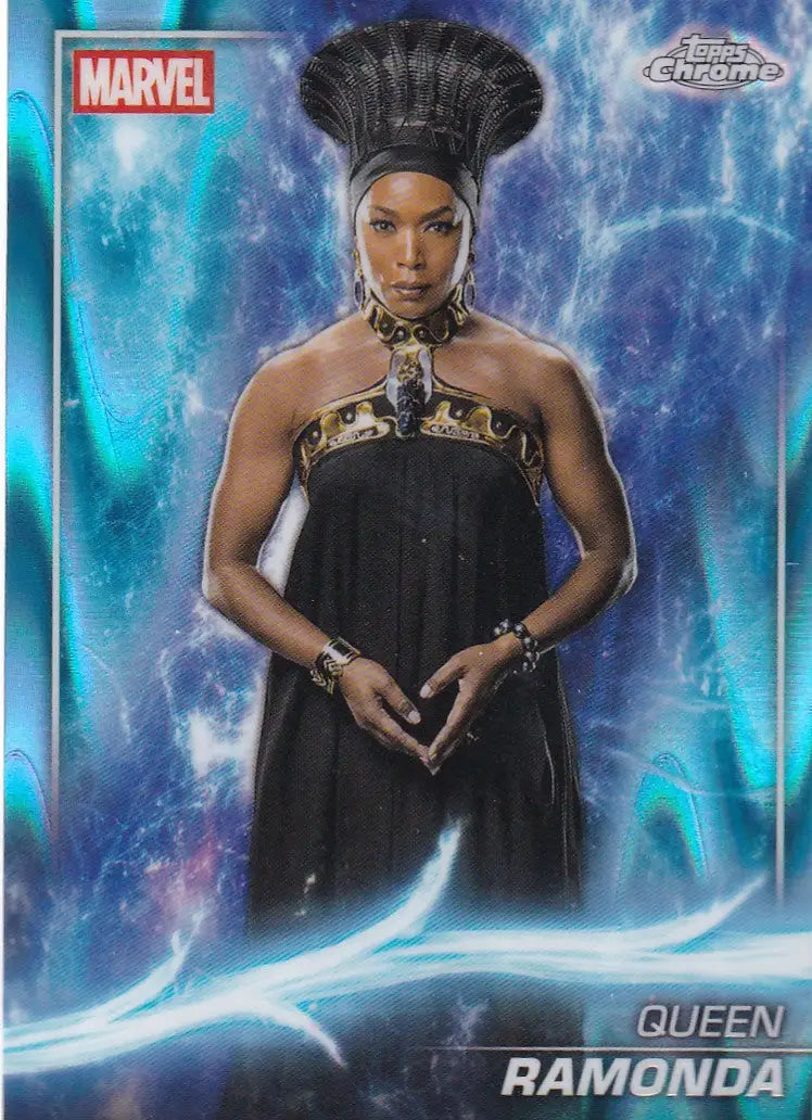 2025 Topps Chrome Marvel Raywave #86 Queen Ramonda - Black Panther