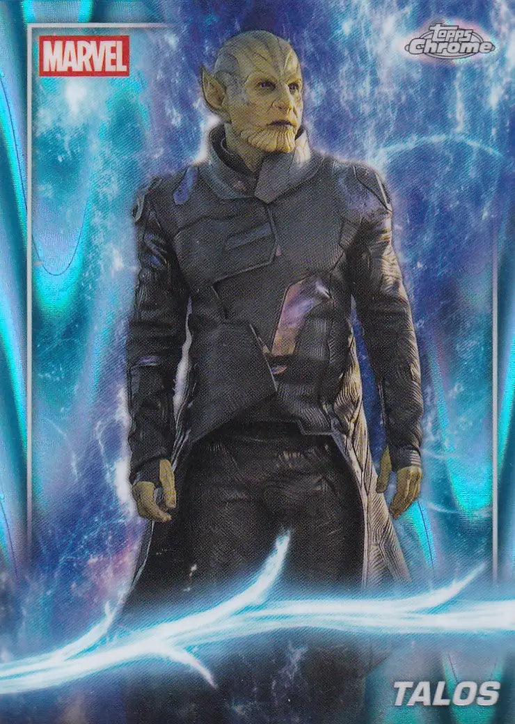 2025 Topps Chrome Marvel Raywave #98 Talos - Captain Marvel