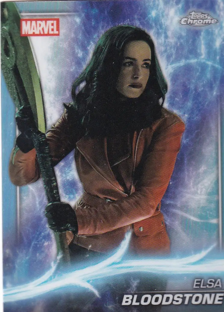 2025 Topps Chrome Marvel Refractor #139 Elsa Bloodstone - Werewolf by Night