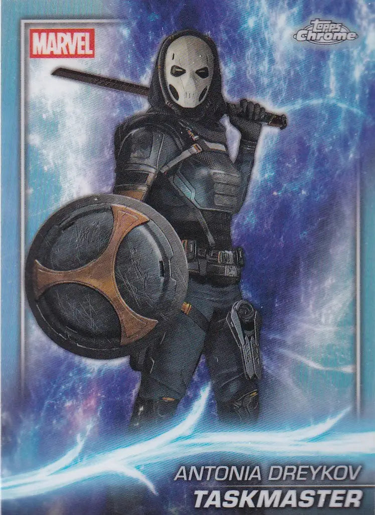 2025 Topps Chrome Marvel Refractor #185 Taskmaster - Thunderbolts* - Marvel Card Single
