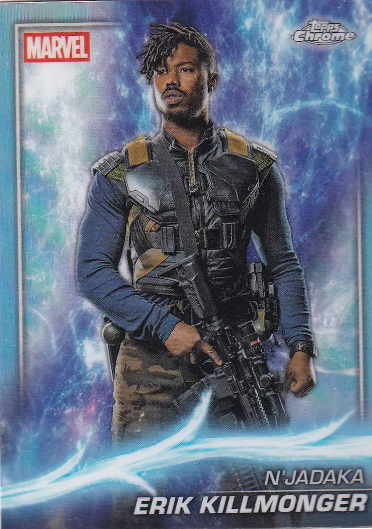 2025 Topps Chrome Marvel Refractor #85 Erik Killmonger - Black Panther - Other
