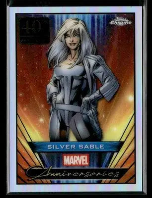 2025 Topps Chrome Marvel Silver Sable #MA-17 Marvel Anniversaries - Marvel Card Single