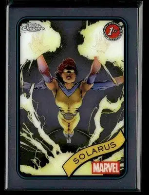 2025 Topps Chrome Marvel Solarus #8 1st Appearance - Marvel Card Single