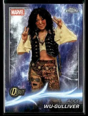 2025 Topps Chrome Marvel Studios Alice Wu-Gulliver #164 Debut - Marvel Card Single