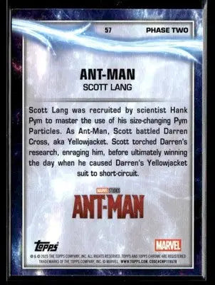 2025 Topps Chrome Marvel Studios Ant-Man #57 - Marvel Card Single