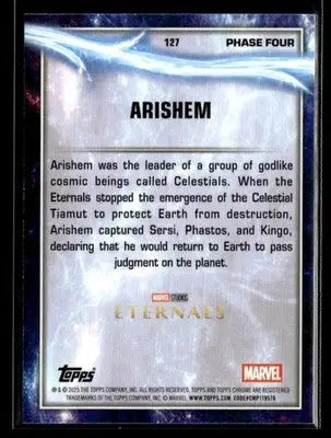 2025 Topps Chrome Marvel Studios Arishem #127 - Marvel Card Single