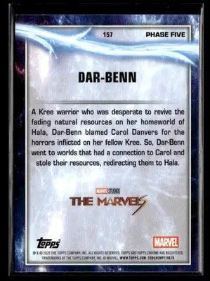 2025 Topps Chrome Marvel Studios Dar-Benn #157 - Non-Sports Card Single
