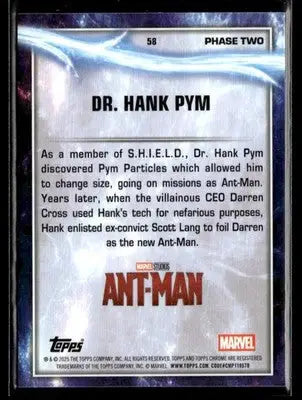2025 Topps Chrome Marvel Studios Dr. Hank Pym #58 Agatha Lava Refractor #/150 - Marvel Card Single