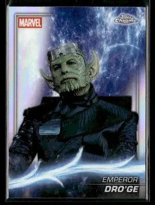 2025 Topps Chrome Marvel Studios Emperor Dro’ge #158 Rainbow Refractor - Marvel Card Single
