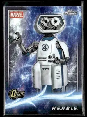 2025 Topps Chrome Marvel Studios H.E.R.B.I.E. #199 Debut