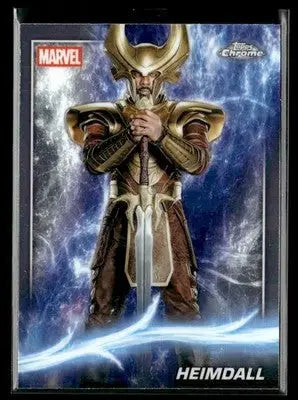 2025 Topps Chrome Marvel Studios Heimdall #12 - Marvel Card Single
