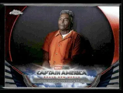2025 Topps Chrome Marvel Studios Isaiah Bradley Goes Back to Jail #BNW-13 - Marvel Card Single
