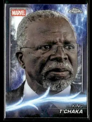 2025 Topps Chrome Marvel Studios King T’Chaka #63 - Marvel Card Single