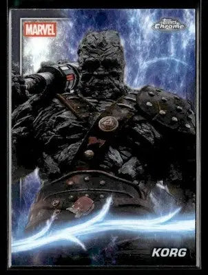 2025 Topps Chrome Marvel Studios Korg #77 - Marvel Card Single
