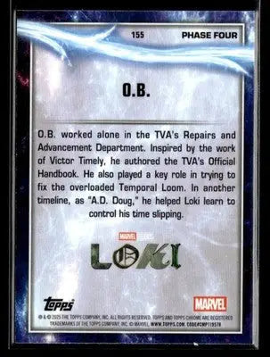 2025 Topps Chrome Marvel Studios O.B. #155 - Marvel Card Single