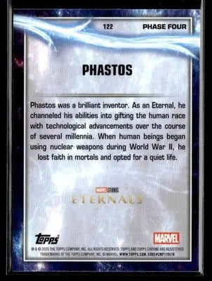 2025 Topps Chrome Marvel Studios Phastos #122 - Marvel Card Single