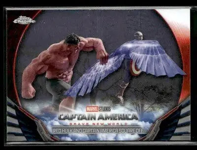 2025 Topps Chrome Marvel Studios Red Hulk and Captain America Square Off #BNW-24 - Other