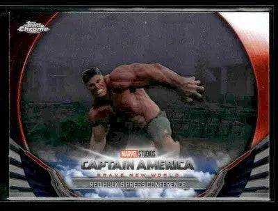 2025 Topps Chrome Marvel Studios Red Hulk’s Press Conference #BNW-22 - Marvel Card Single