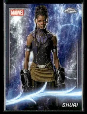 2025 Topps Chrome Marvel Studios Shuri #80 - Marvel Card Single