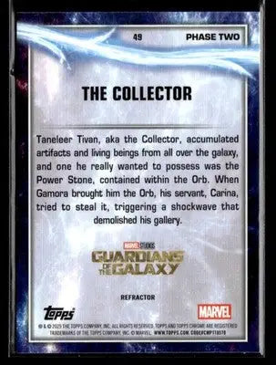 2025 Topps Chrome Marvel Studios The Collector #49 Rainbow Refractor