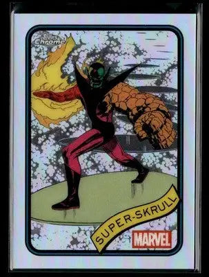 2025 Topps Chrome Marvel Super-Skrull #11 Refractor - Marvel Card Single