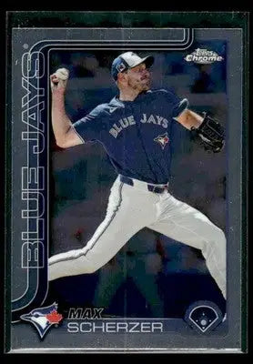 2025 Topps Chrome Max Scherzer #260 Toronto Blue Jays