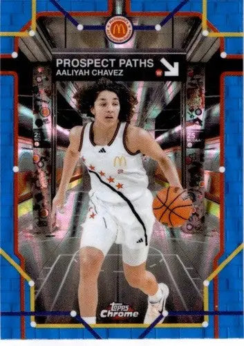 2025 Topps Chrome McDonalds All American Prospect Paths Blue RayWave Re ID:83834