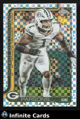 2025 Topps Chrome MICAH PARSONS #77 X-Fractor Green Bay Packers - Football Card Single