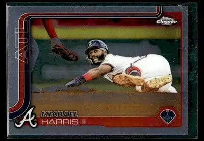 2025 Topps Chrome Michael Harris II #230 Atlanta Braves