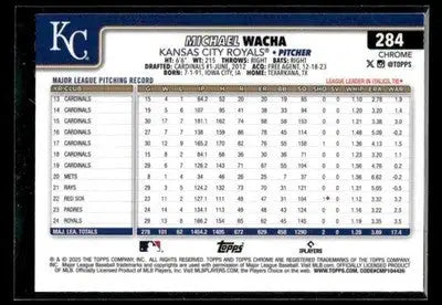 2025 Topps Chrome Michael Wacha #284 Kansas City Royals