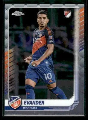 2025 Topps Chrome MLS Evander #119 FC Cincinnati - Soccer Card Single