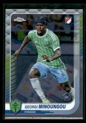 2025 Topps Chrome MLS Georgi Minoungou #127 RC Seattle Sounders FC - Soccer Card Single