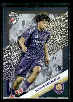 2025 Topps Chrome MLS Gustavo Caraballo #181 Orlando City SC - Soccer Card Single
