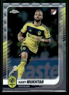 2025 Topps Chrome MLS Hany Mukhtar #36 Nashville SC - Soccer Card Single