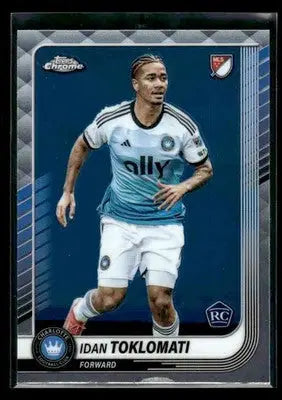 2025 Topps Chrome MLS Idan Toklomati #101 Charlotte FC - Soccer Card Single