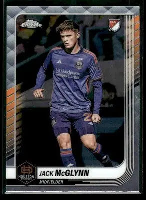 2025 Topps Chrome MLS Jack McGlynn #26 Houston Dynamo - Soccer Card Single