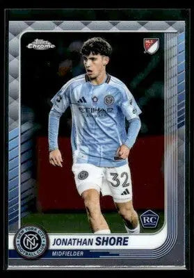 2025 Topps Chrome MLS Jonathan Shore #80 New York City FC - Soccer Card Single